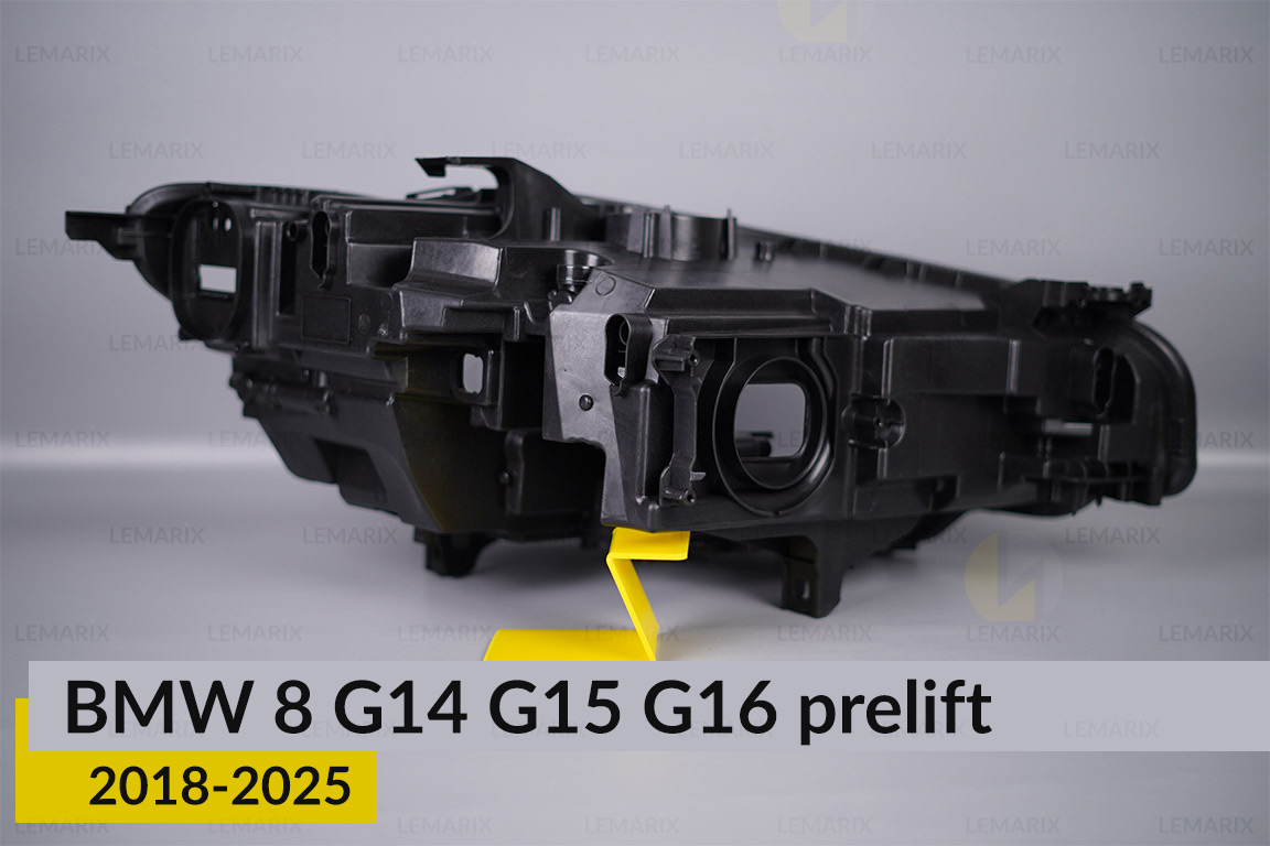 Корпус фары BMW 8 G14 G15 G16 (2018-2026) дорест левый