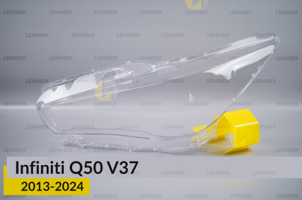 Скло фари Infiniti Q50 V37 (2013-2024) ліве
