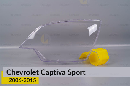 Стекло фары Chevrolet Captiva Sport (2006-2015) левое