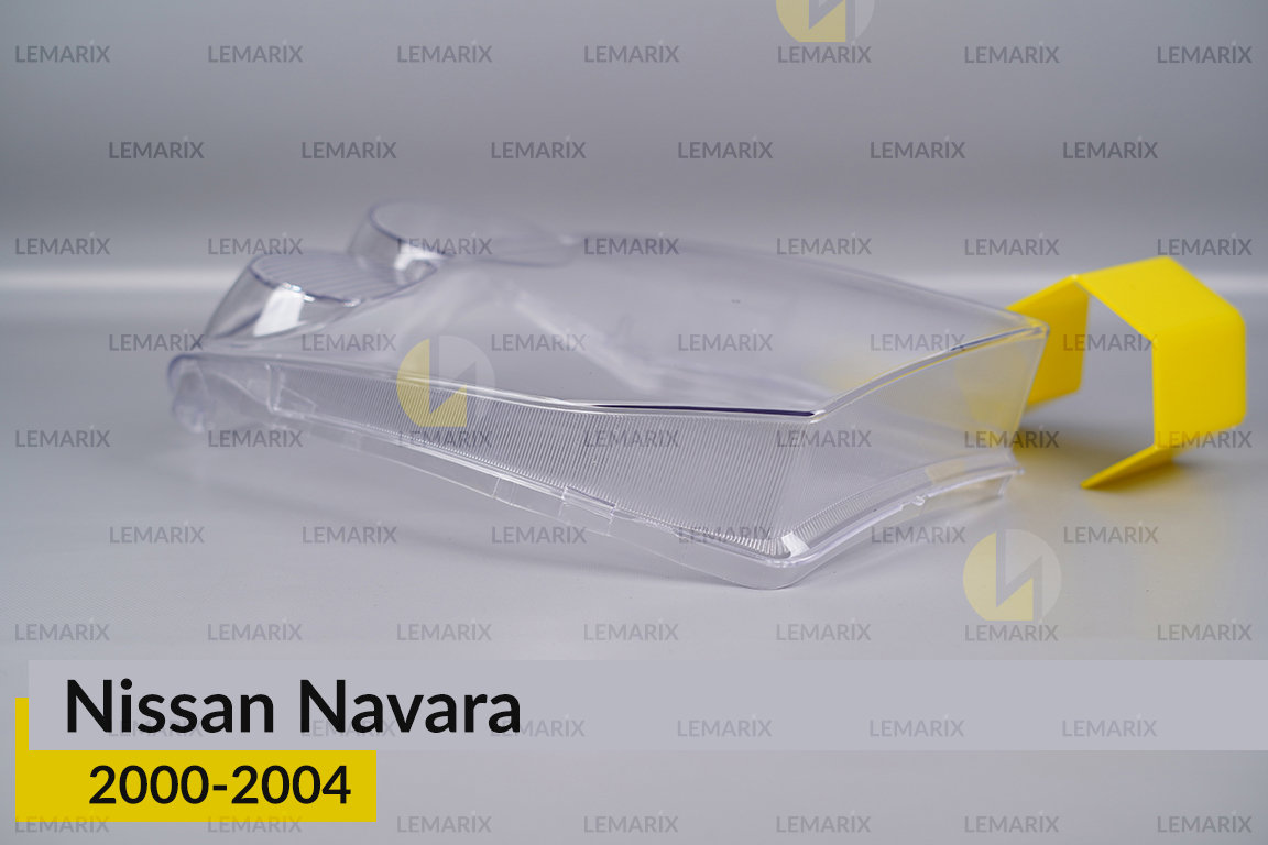 Стекло фары Nissan Navara (2000-2004) левое