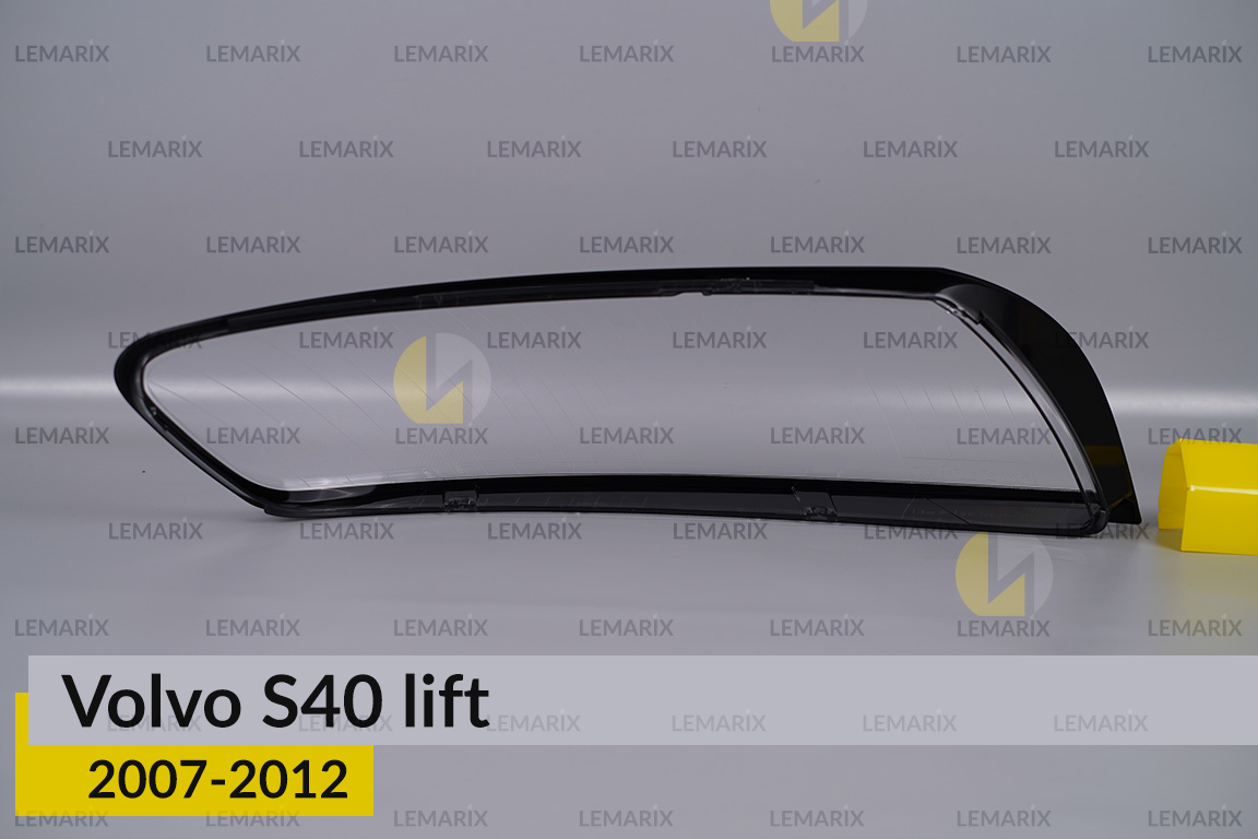 Скло фари Volvo S40 (2007-2012) рест ліве