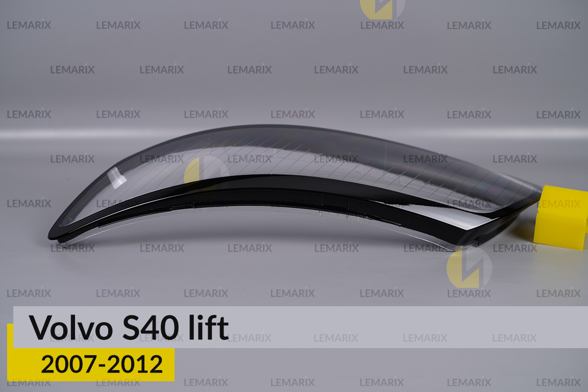 Скло фари Volvo S40 (2007-2012) рест ліве