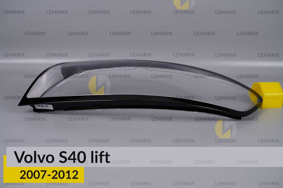 Скло фари Volvo S40 (2007-2012) рест ліве