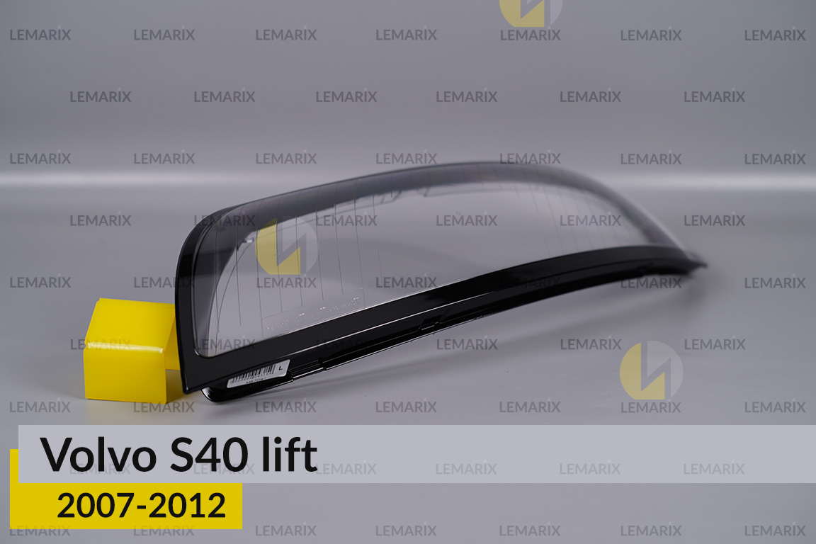 Скло фари Volvo S40 (2007-2012) рест ліве
