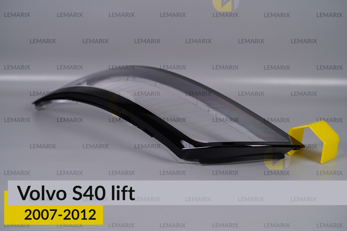Скло фари Volvo S40 (2007-2012) рест ліве