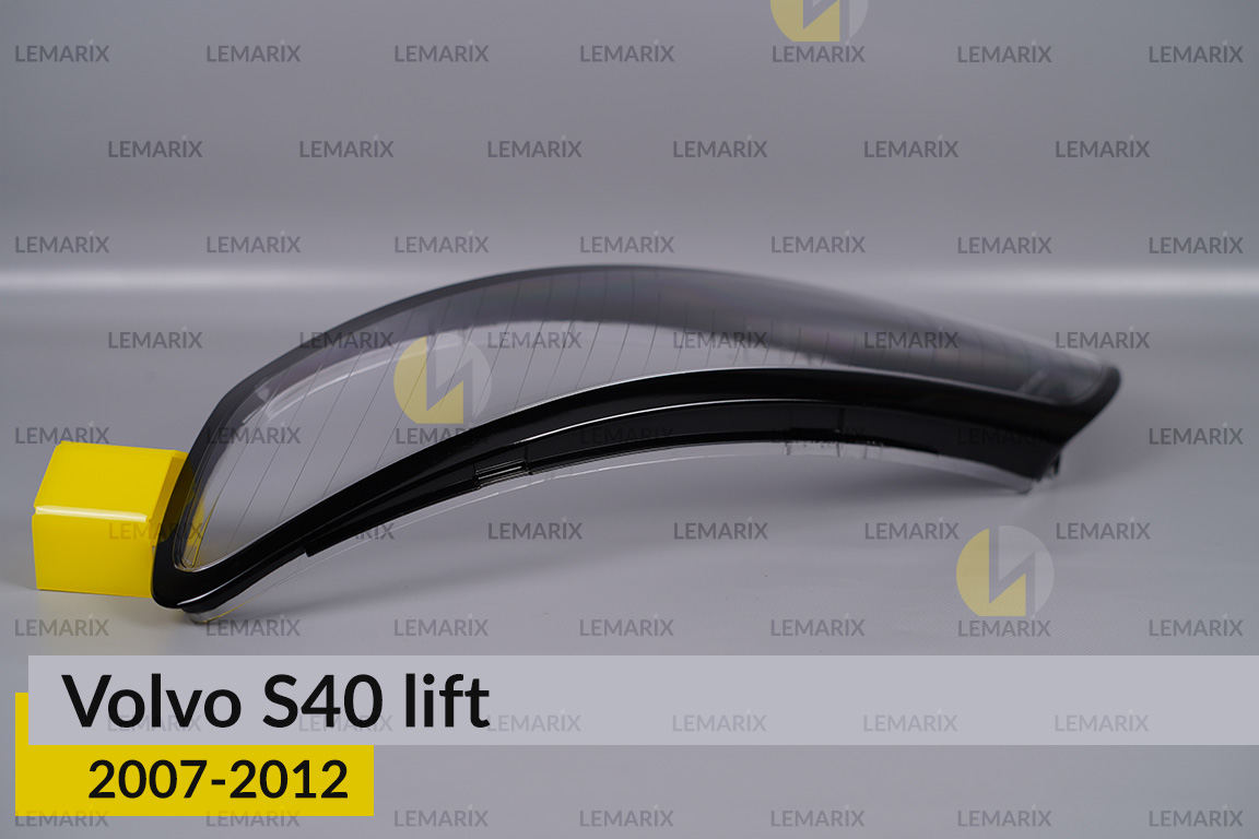 Скло фари Volvo S40 (2007-2012) рест ліве