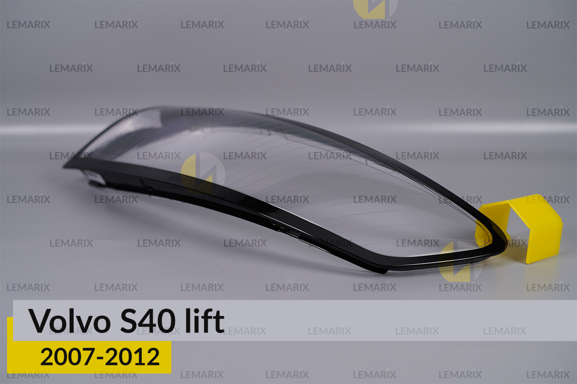 Скло фари Volvo S40 (2007-2012) рест ліве