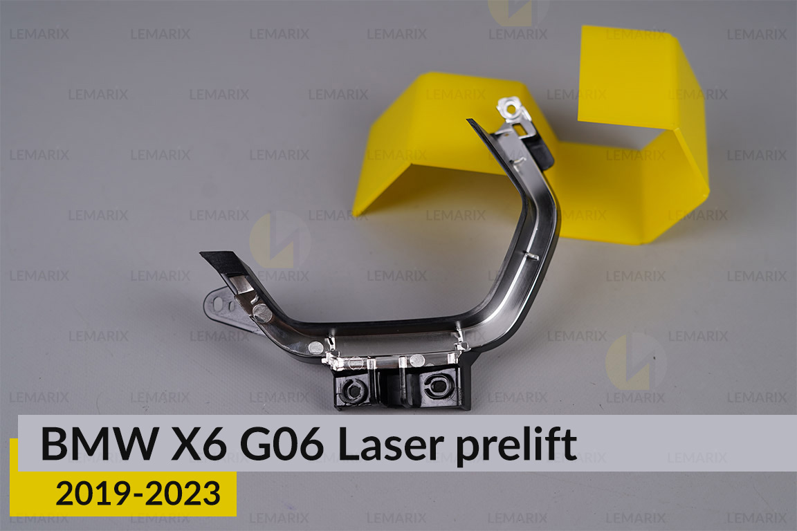 Декоративная маска под световод линзы маленькая BMW X6 G06 Laser (2019-2023) дорест левая