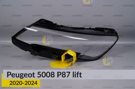 Стекло фары Peugeot 5008 P87 (2020-2024) рест левое