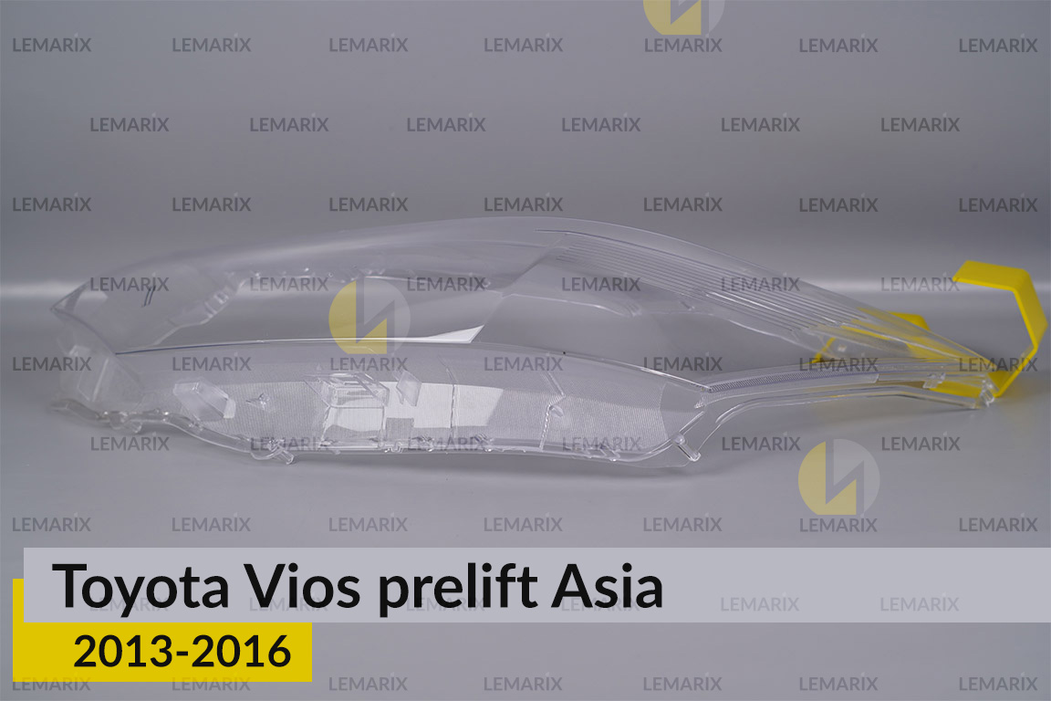Скло фари Toyota Vios Asia (2013-2016) дорест ліве