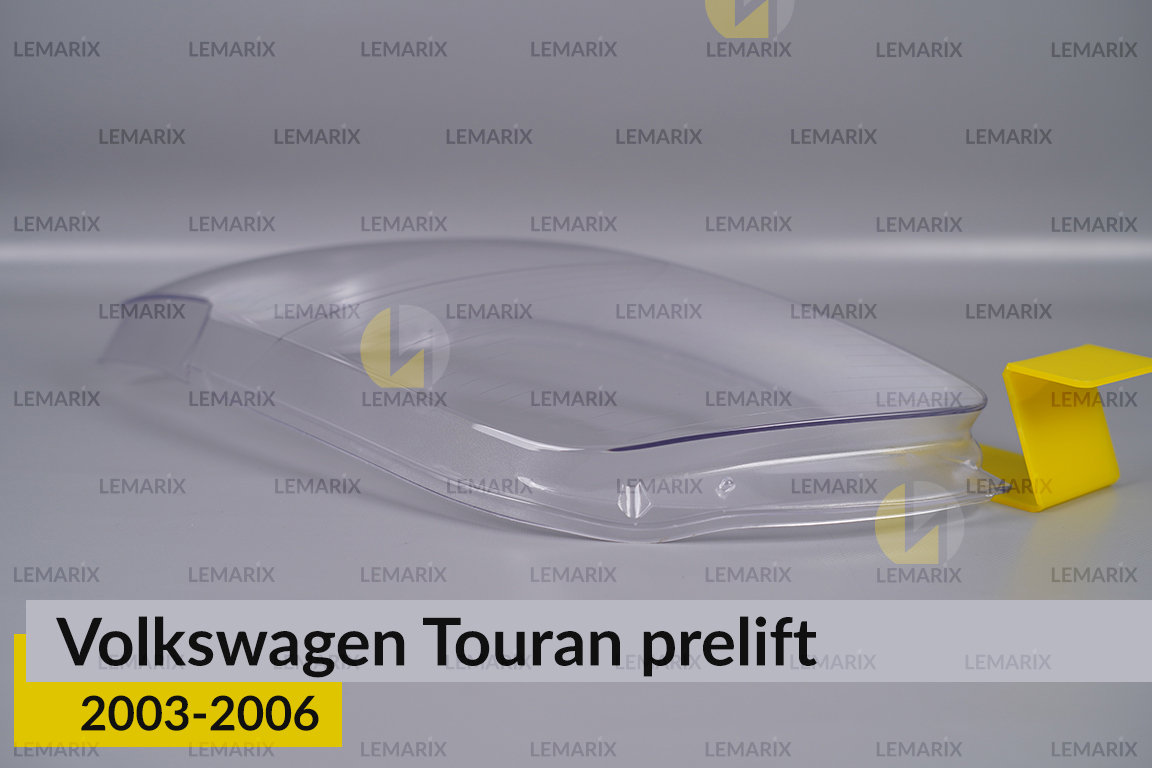 Скло фари VW Volkswagen Touran (2003-2006) дорест ліве