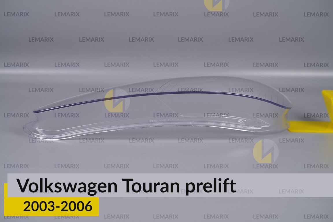 Скло фари VW Volkswagen Touran (2003-2006) дорест ліве