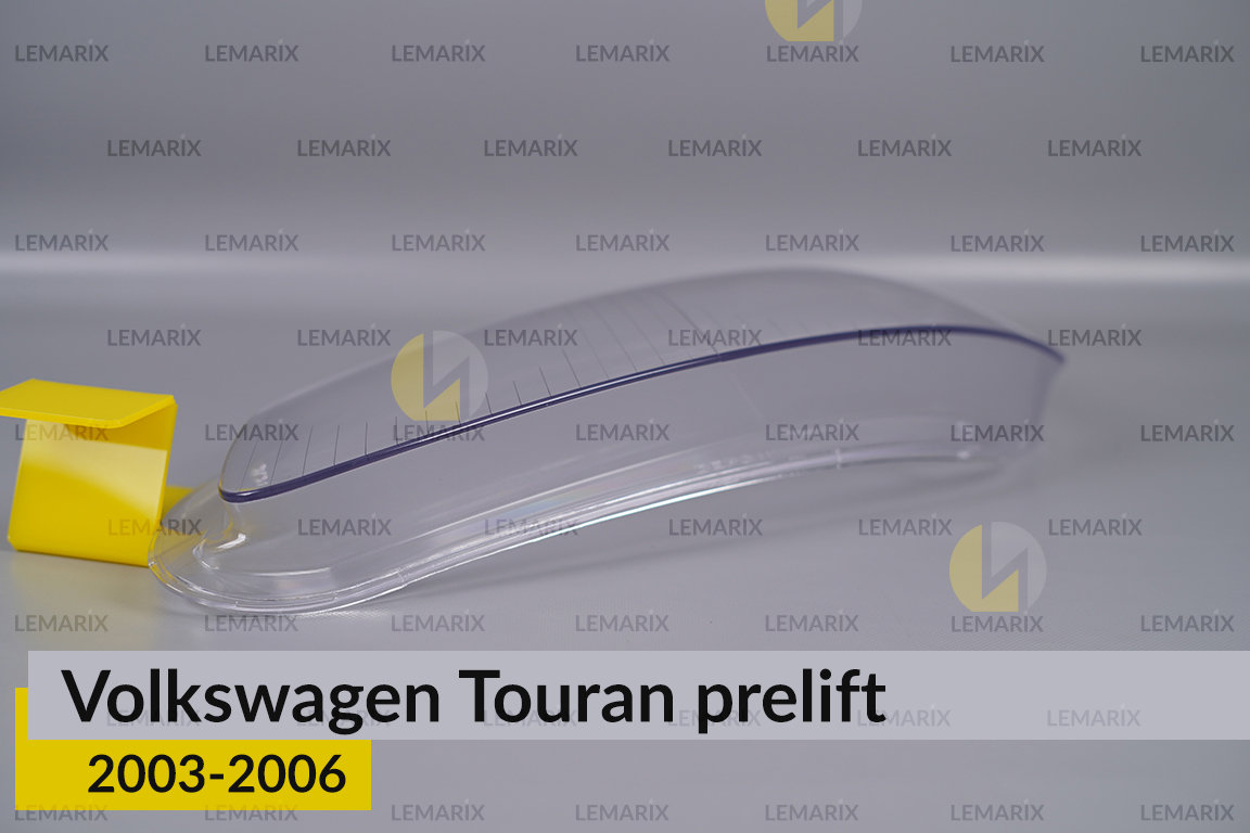 Скло фари VW Volkswagen Touran (2003-2006) дорест ліве