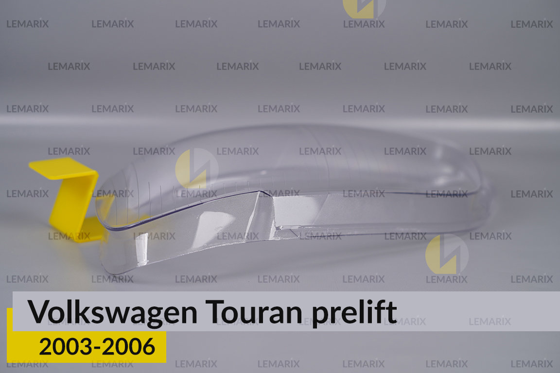 Скло фари VW Volkswagen Touran (2003-2006) дорест ліве