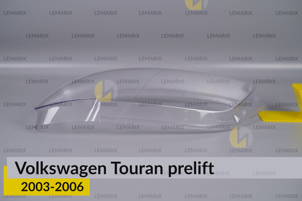 Скло фари VW Volkswagen Touran (2003-2006) дорест ліве