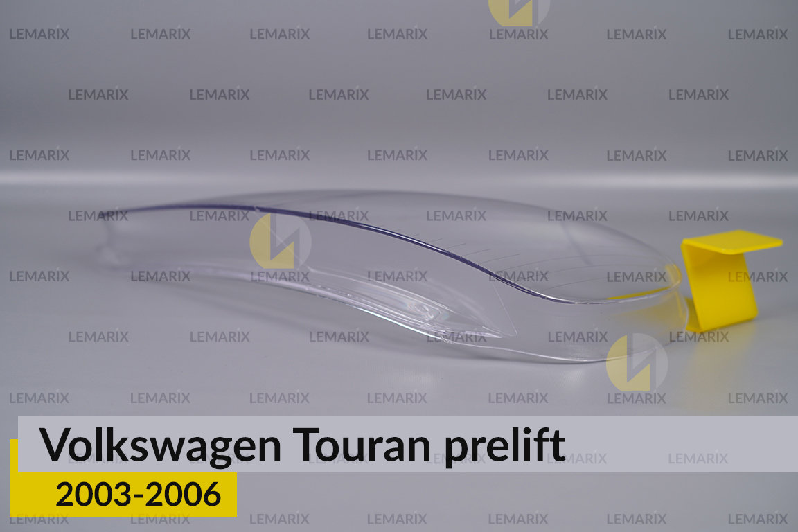Скло фари VW Volkswagen Touran (2003-2006) дорест ліве