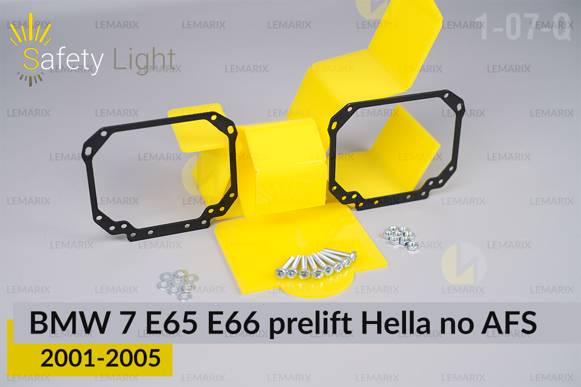 Перехідна рамка для BMW 7 E65 E66 Hella no AFS (2001-2005) дорест