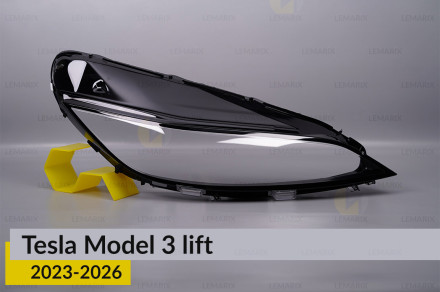 Скло фари Tesla Model 3 (2023-2026) рест праве