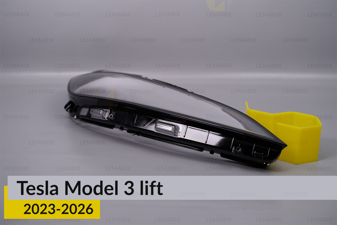 Скло фари Tesla Model 3 (2023-2026) рест праве