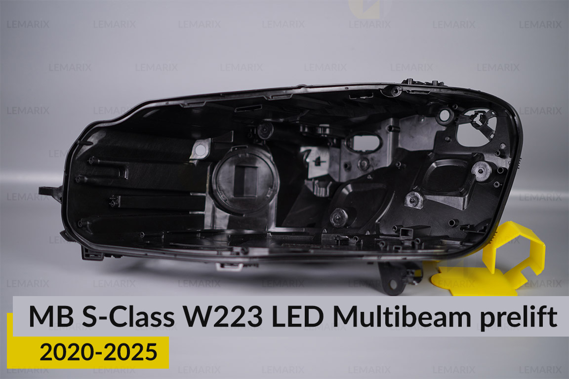 Корпус фары Mercedes-Benz S-Class W223 LED Multibeam (2020-2026) дорест левый