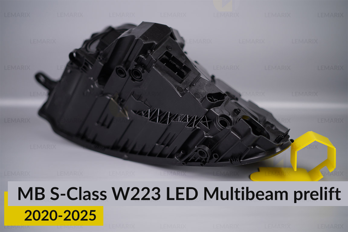 Корпус фари Mercedes-Benz S-Class W223 LED Multibeam (2020-2026) дорест лівий