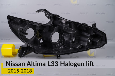 Корпус фары Nissan Altima L33 Halogen (2015-2018) рест правый