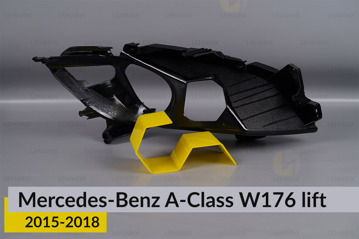 Декоративная маска средняя Mercedes-Benz A-Class W176 (2015-2018) рест левая