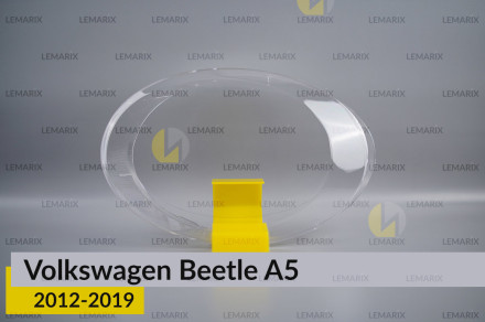 Скло фари VW Volkswagen Beetle A5 (2012-2019) ліве