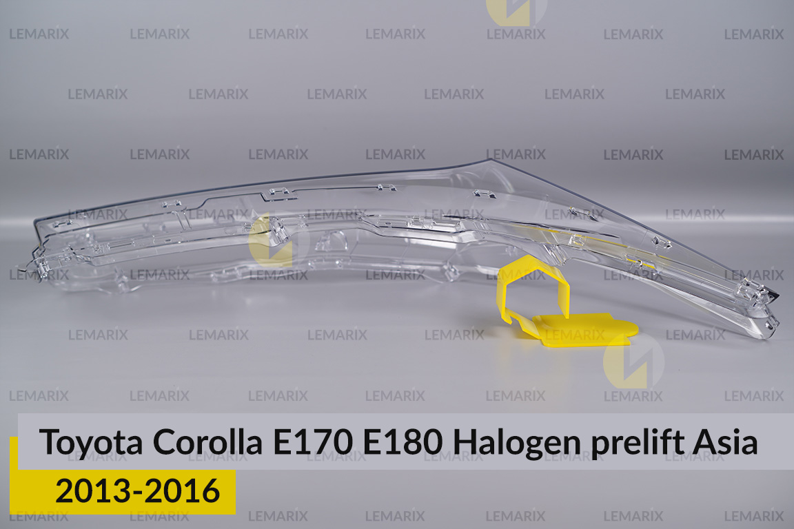 Скло фари Toyota Corolla E170 E180 Halogen Asia (2013-2016) дорест праве