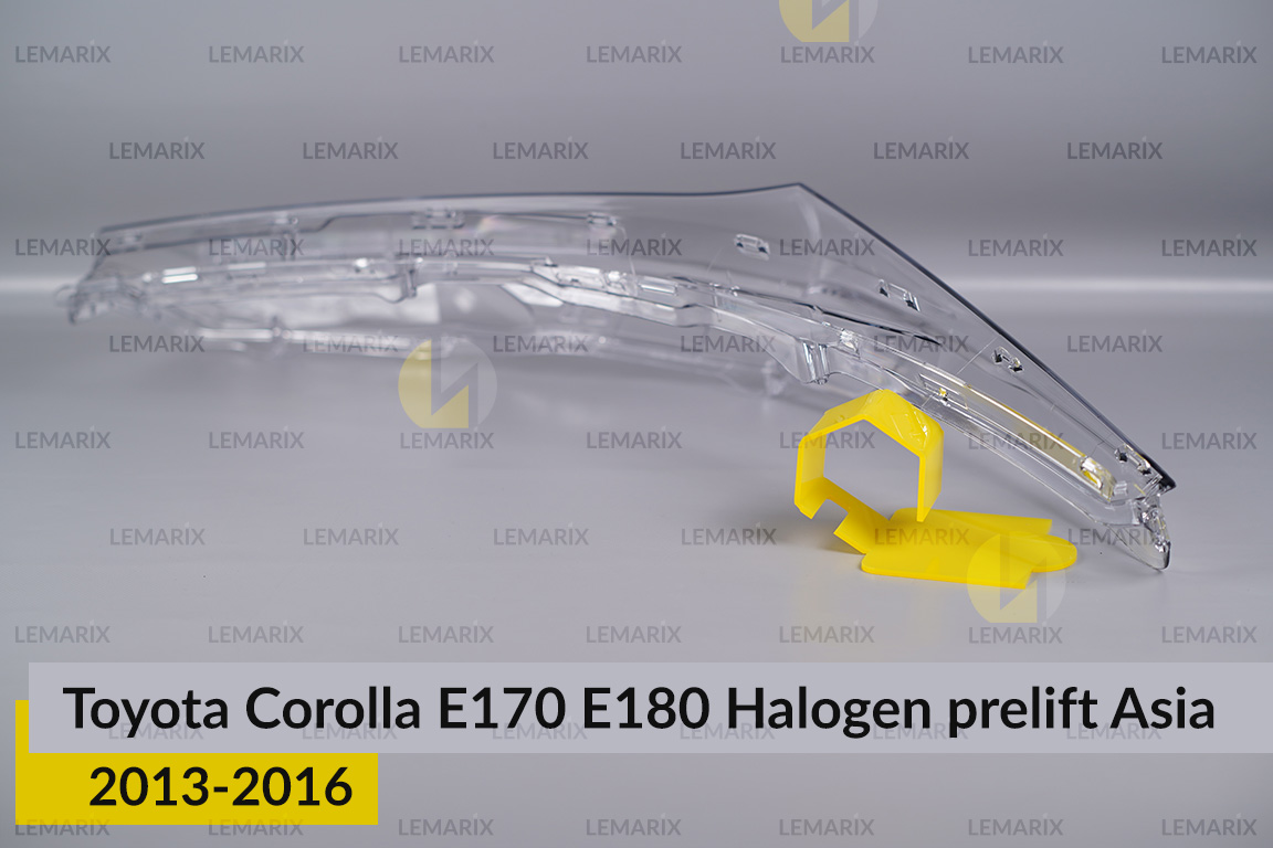 Скло фари Toyota Corolla E170 E180 Halogen Asia (2013-2016) дорест праве