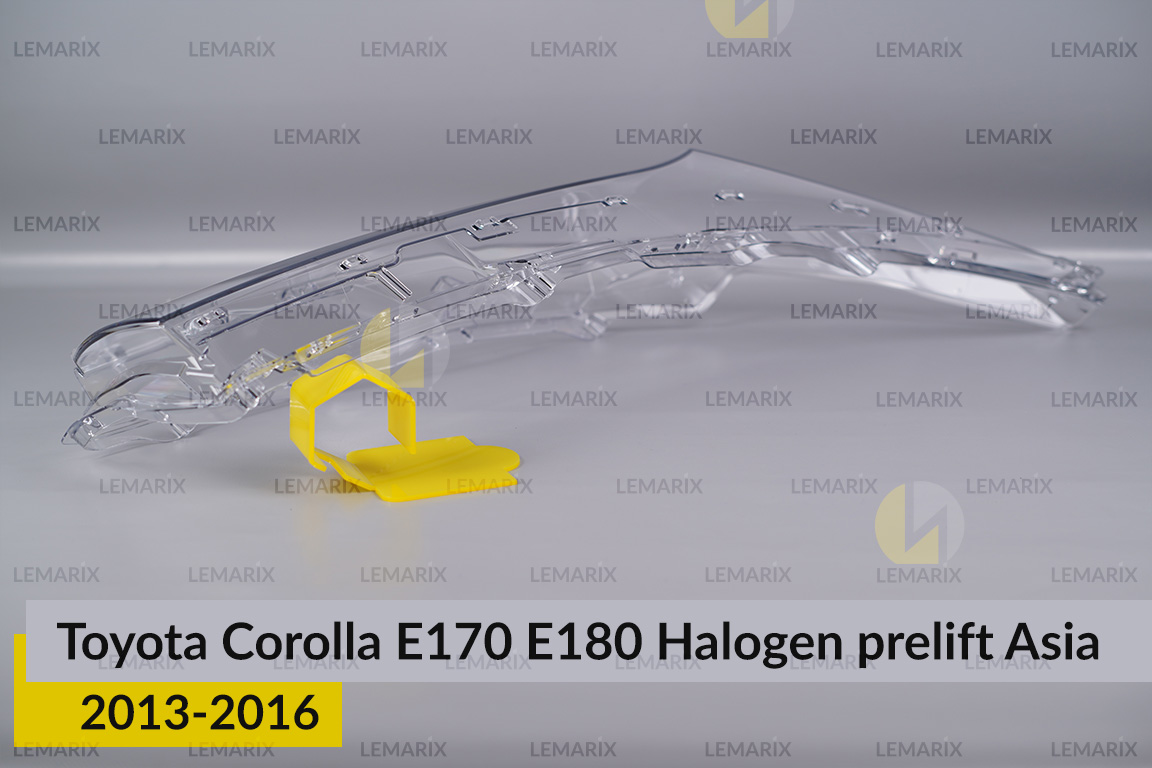 Скло фари Toyota Corolla E170 E180 Halogen Asia (2013-2016) дорест праве