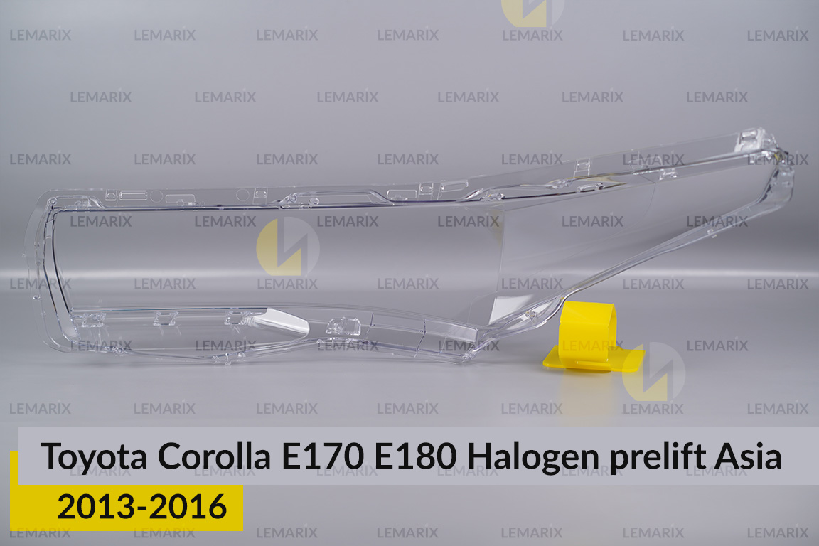 Скло фари Toyota Corolla E170 E180 Halogen Asia (2013-2016) дорест праве