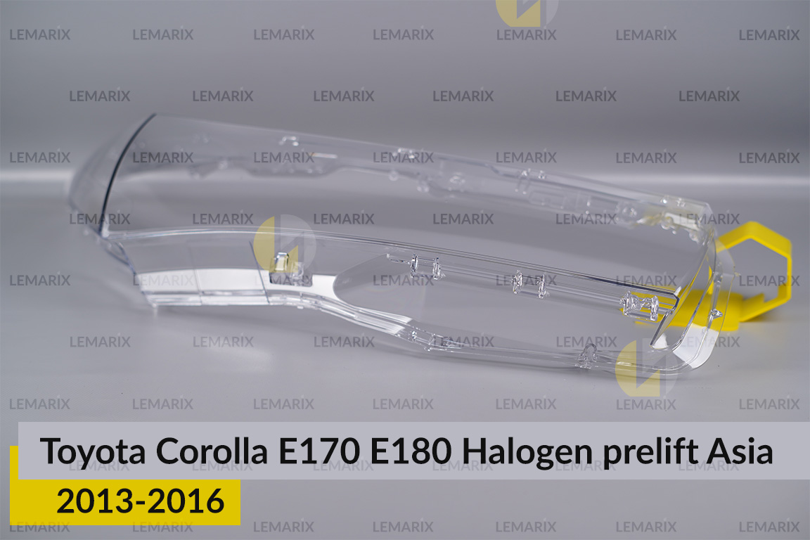 Скло фари Toyota Corolla E170 E180 Halogen Asia (2013-2016) дорест праве