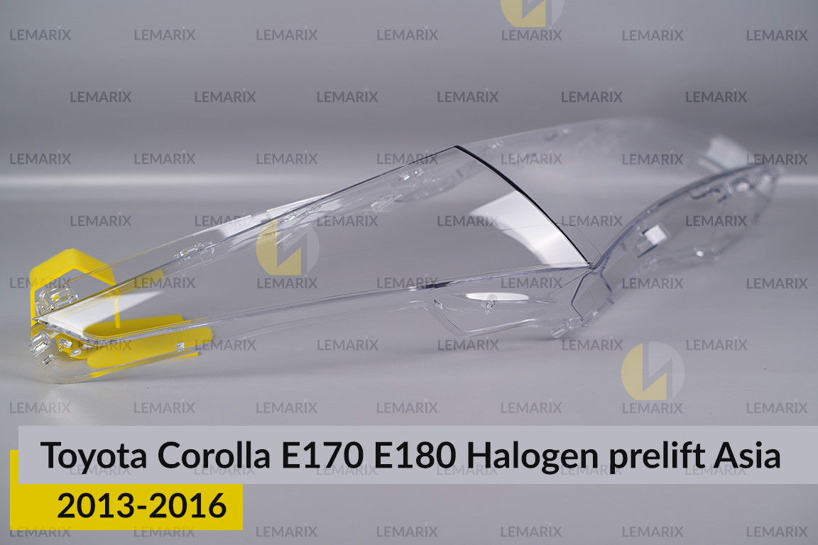 Скло фари Toyota Corolla E170 E180 Halogen Asia (2013-2016) дорест праве