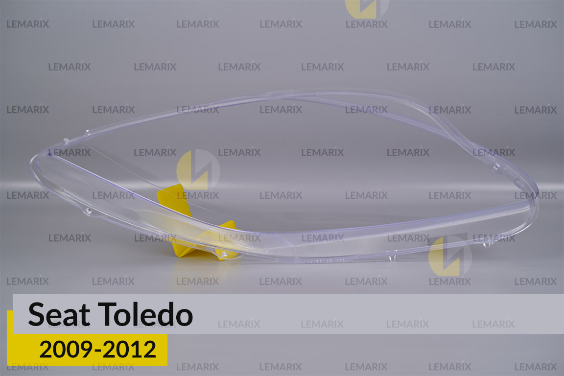 Скло фари Seat Toledo (2009-2012) рест ліве