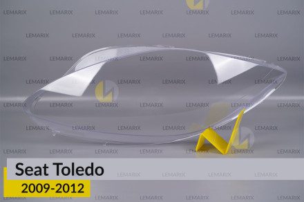 Скло фари Seat Toledo (2009-2012) ліве