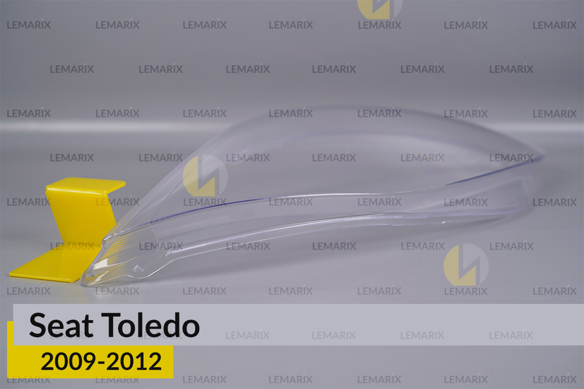 Скло фари Seat Toledo (2009-2012) ліве