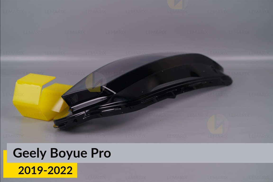 Скло фари Geely Boyue Pro LED (2019-2022) праве