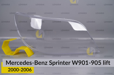Стекло фары Mercedes-Benz Sprinter W901 W902 W903 W904 W905 (2000-2006) рест правое