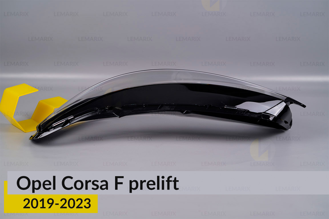 Скло фари Opel Corsa F (2019-2023) дорест ліве