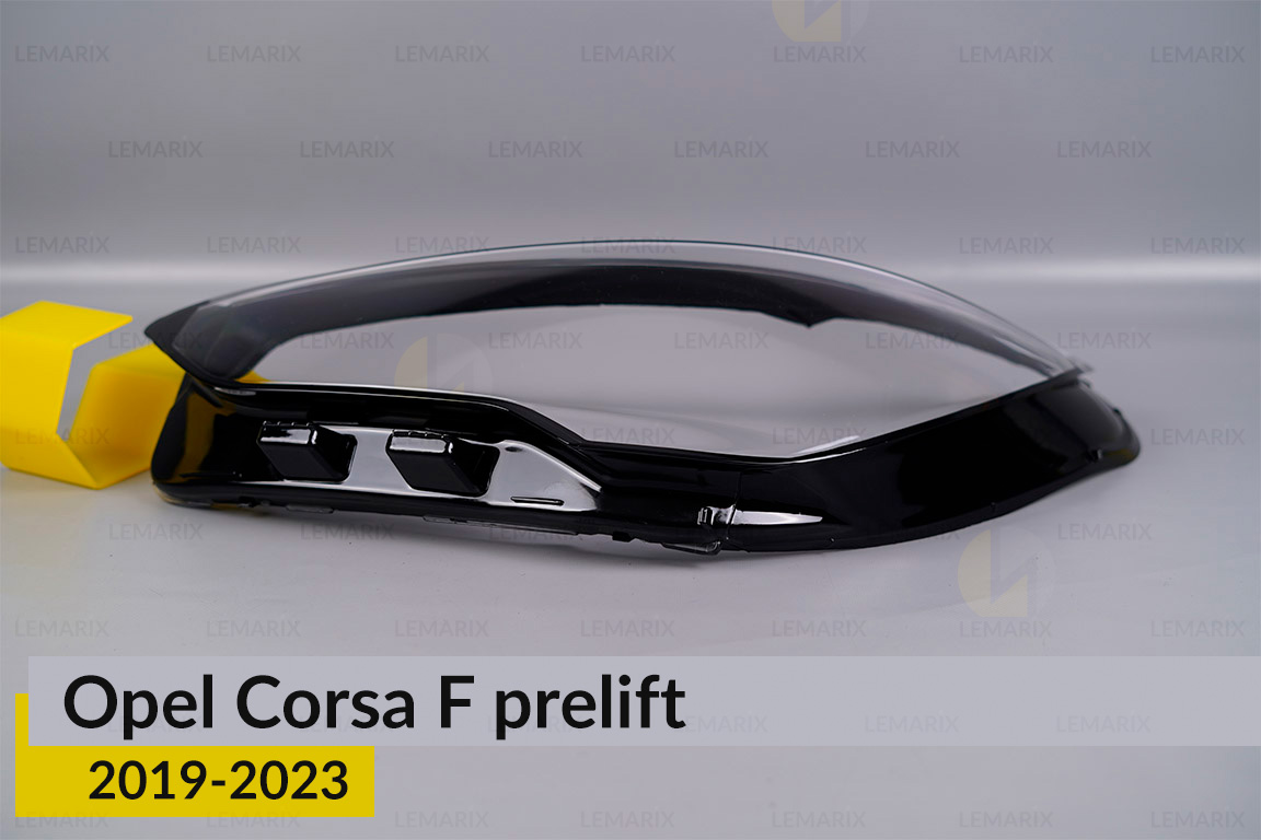 Скло фари Opel Corsa F (2019-2023) дорест ліве
