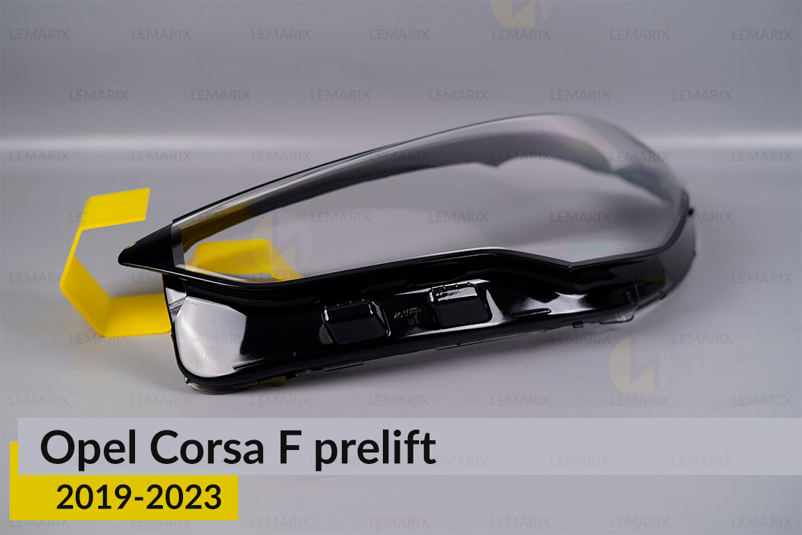 Скло фари Opel Corsa F (2019-2023) дорест ліве