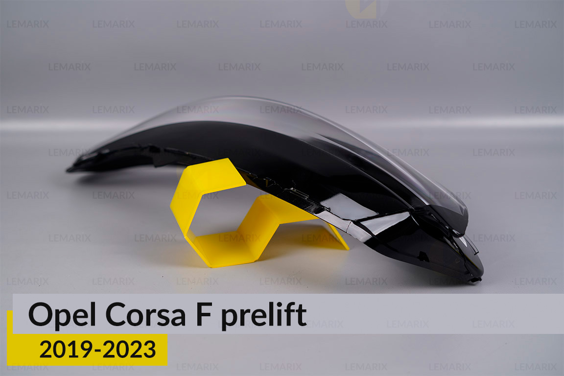 Скло фари Opel Corsa F (2019-2023) дорест ліве