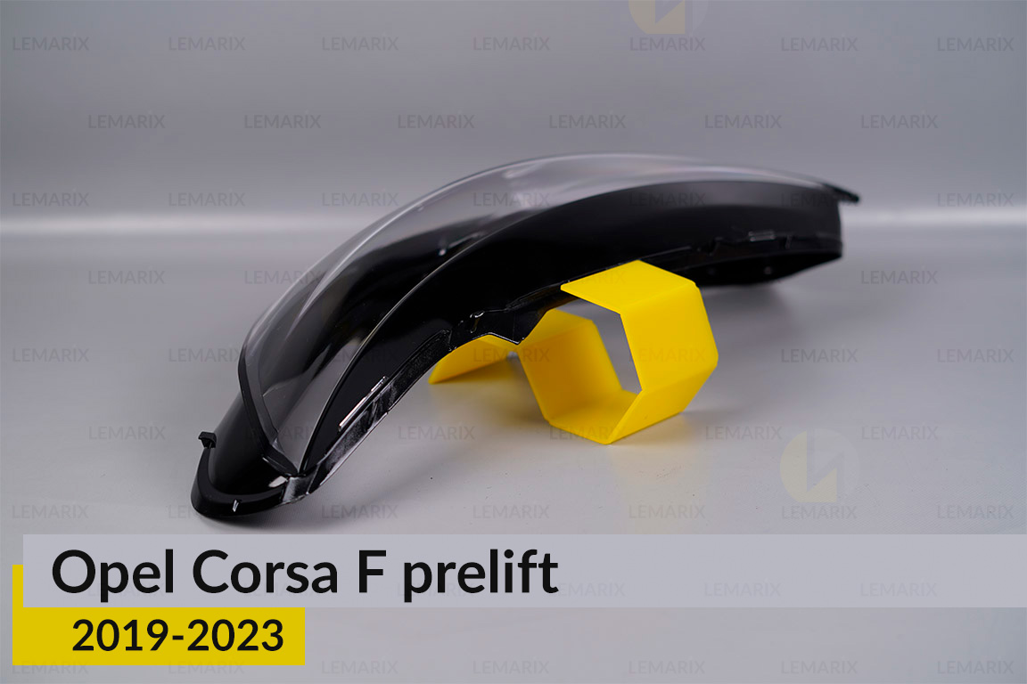Скло фари Opel Corsa F (2019-2023) дорест ліве