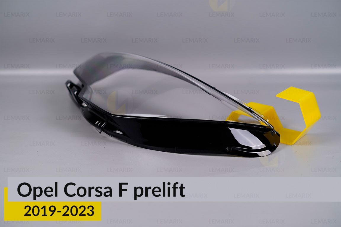 Скло фари Opel Corsa F (2019-2023) дорест ліве