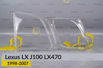 Стекло фары Lexus LX J100 LX470 (1998-2007) правое