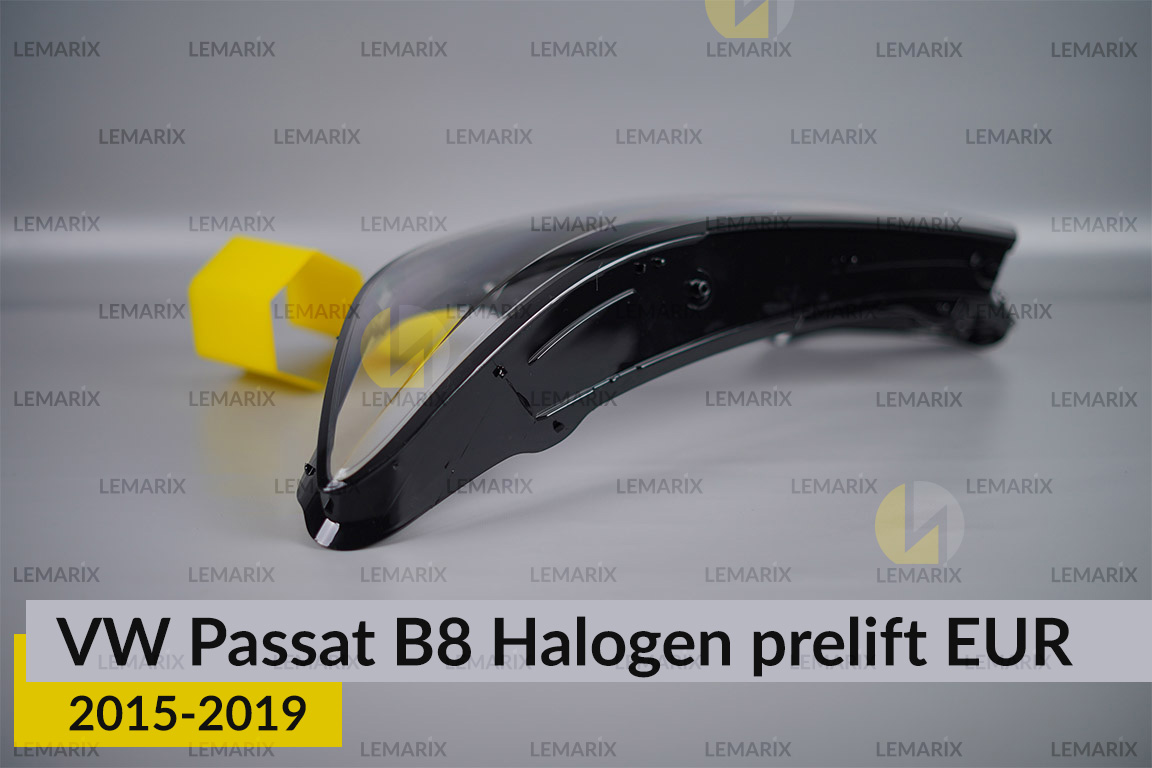 Стекло фары VW Volkswagen Passat B8 Halogen EUR (2015-2019) дорест левое