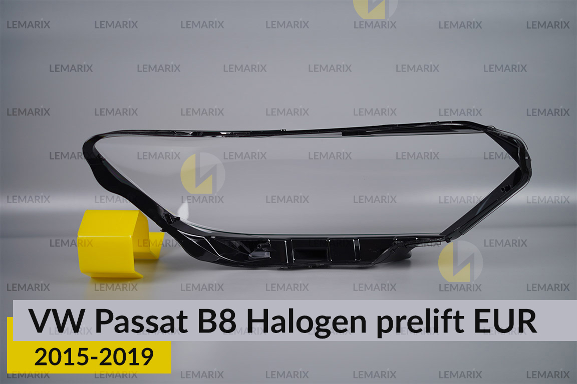 Стекло фары VW Volkswagen Passat B8 Halogen EUR (2015-2019) дорест левое
