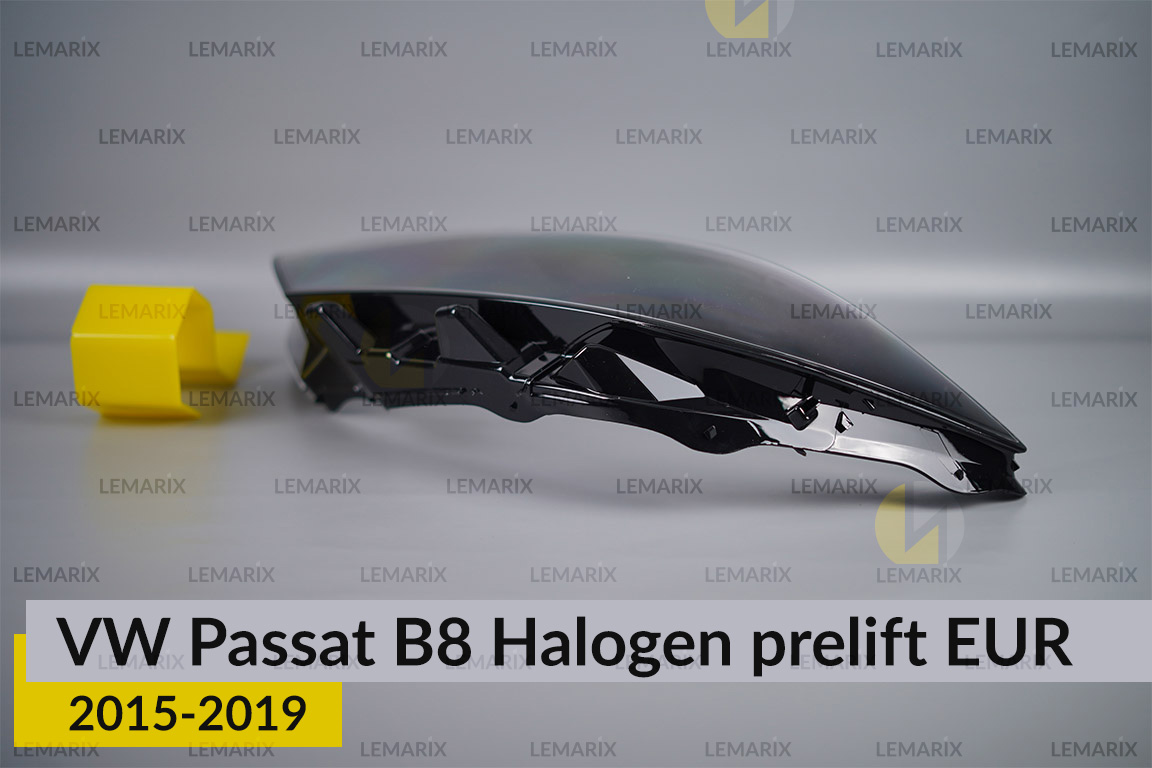 Стекло фары VW Volkswagen Passat B8 Halogen EUR (2015-2019) дорест левое