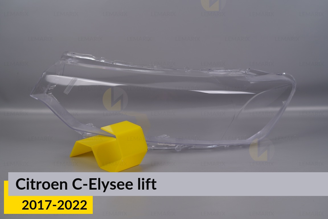 Стекло фары Citroen C-Elysee (2017-2022) рест левое